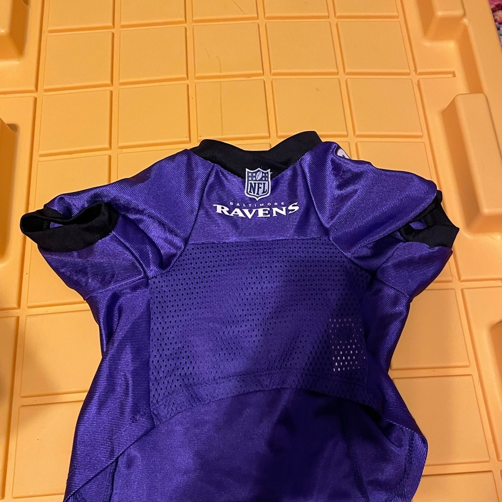 NFL dog Purple Ravens Jersey